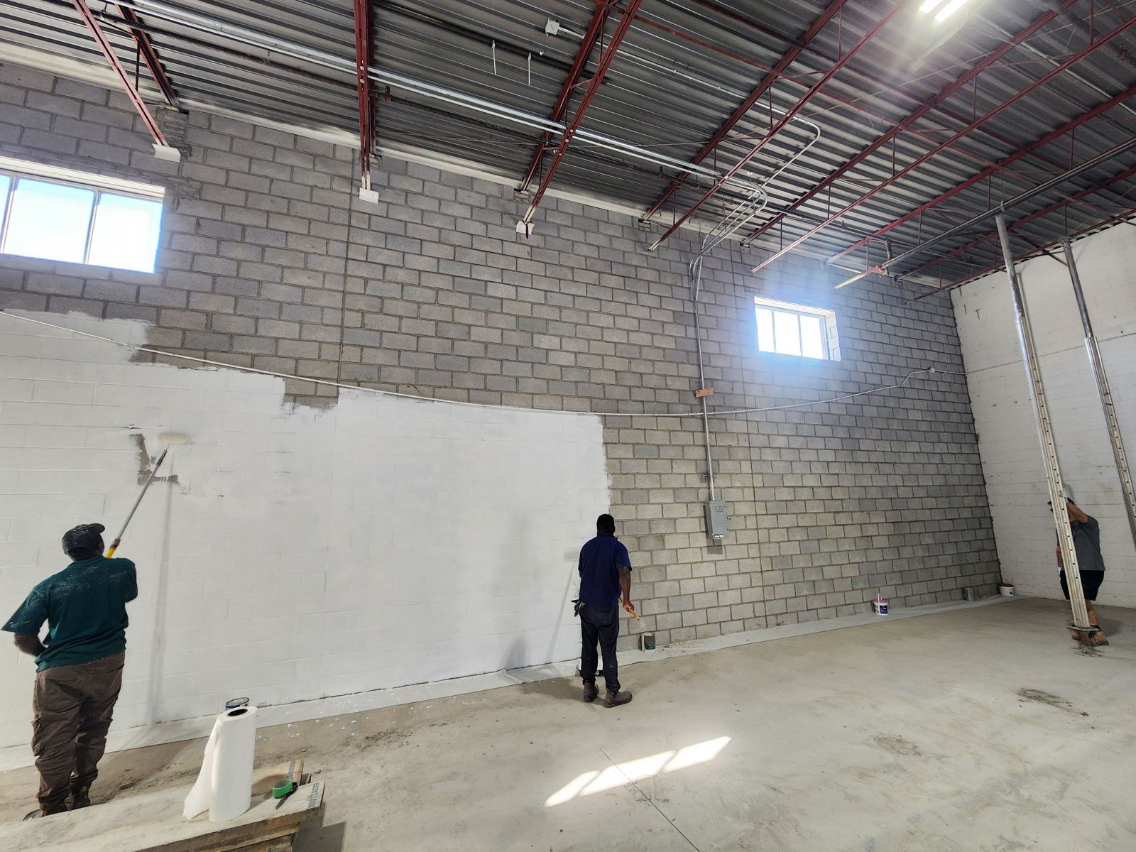 Commercial block work and elevator shafts by All Canadian Masonry